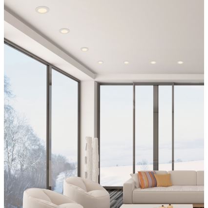 Globo - LED-Einbauleuchte für Badezimmer LED/6W/230V IP44