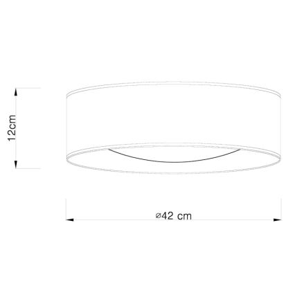 Globo 15187D7 - LED Deckenleuchte AMY LED/18W/230V