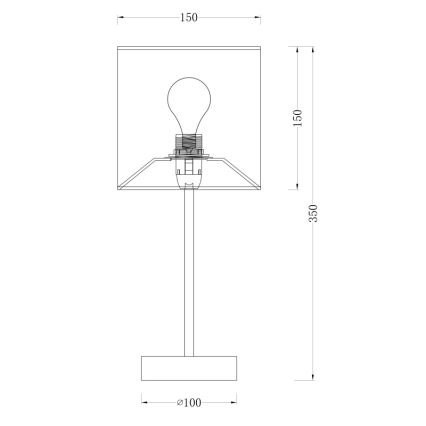 Globo - Tischlampe 1xE14/40W/230V