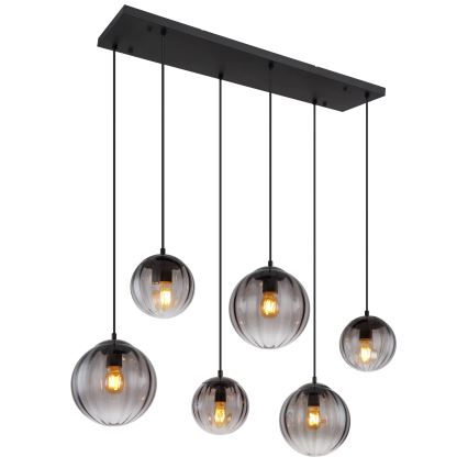 Globo - Hängeleuchte 6xE27/60W/230V