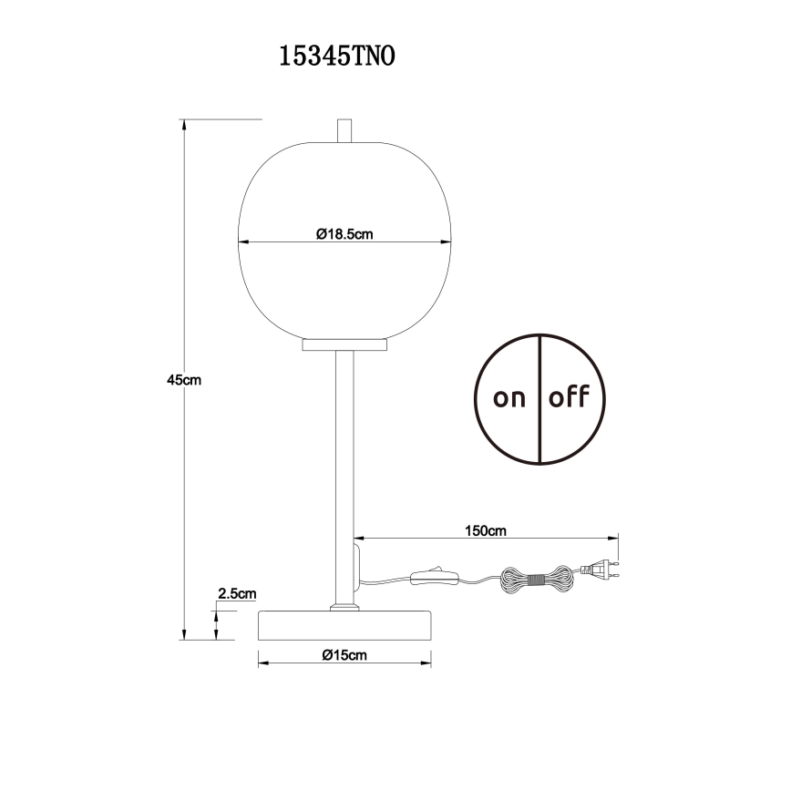 Globo - Tischleuchte 1xE14/40W/230V matt Chrom