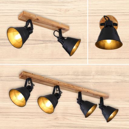 Globo - Wandstrahler 1xE27/60W/230V Tanne