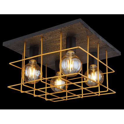 Globo - Deckenleuchte 4xE27/60W/230V