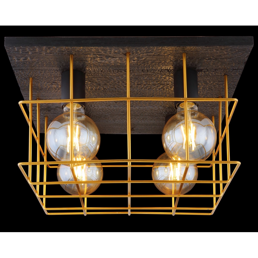 Globo - Deckenleuchte 4xE27/60W/230V