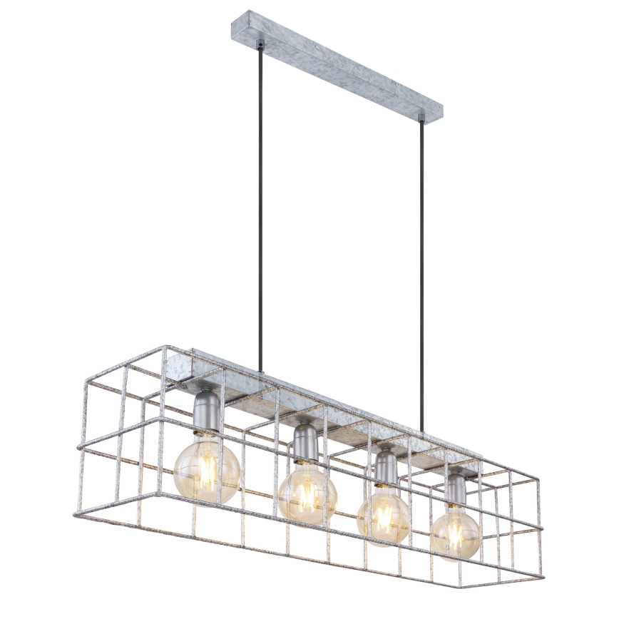 Globo 15530Z-4H - Hängeleuchte MERRIL 4xE27/60W/230V