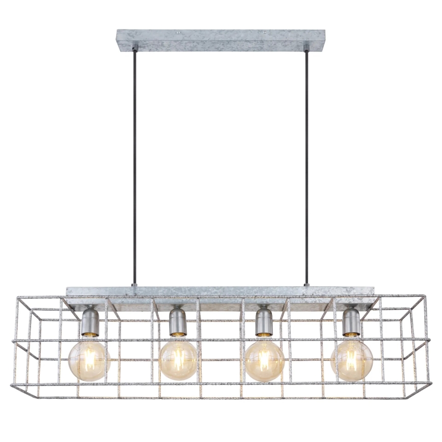 Globo 15530Z-4H - Hängeleuchte MERRIL 4xE27/60W/230V