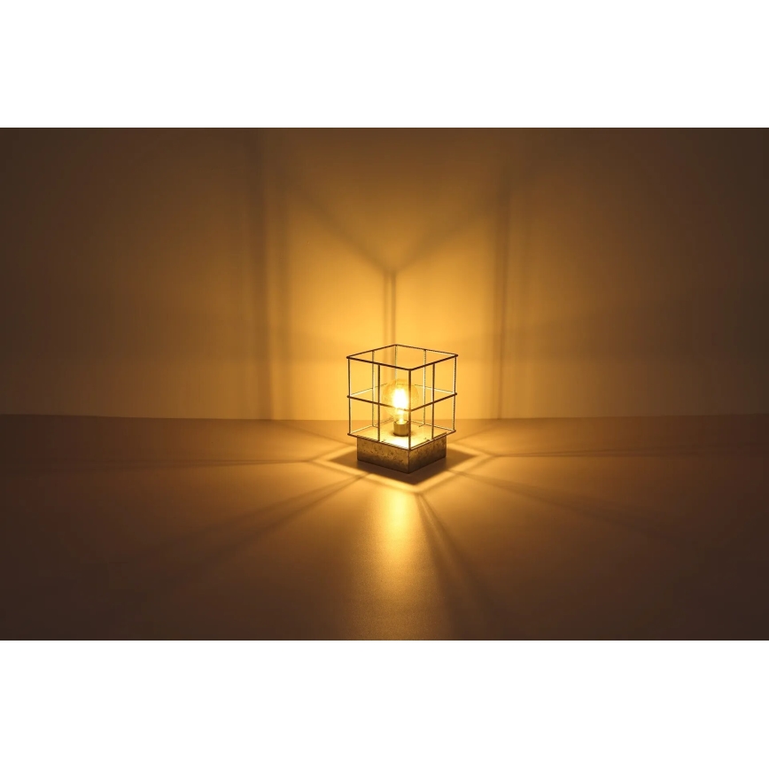 Globo 15530ZT - Tischleuchte MERRIL 1xE27/60W/230V