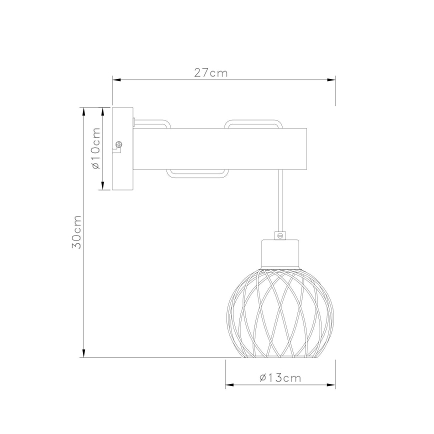 Globo - Wandlampe 1xE27/15W/230V