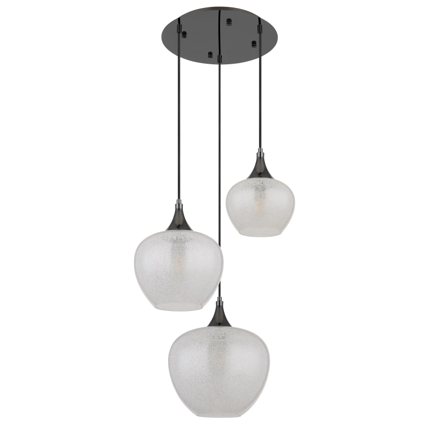 Globo - Hängeleuchte 3xE27/40W/230V weiß/anthrazit