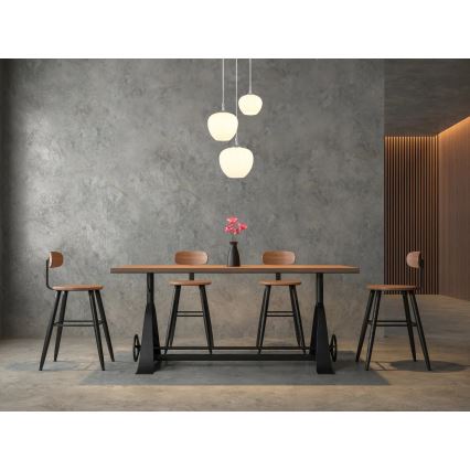 Globo - Hängeleuchte 3xE27/40W/230V weiß