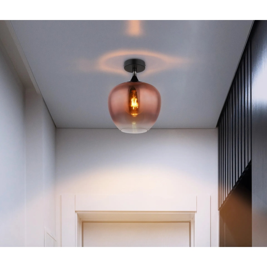 Globo - Deckenleuchte 1xE27/40W/230V kupfern