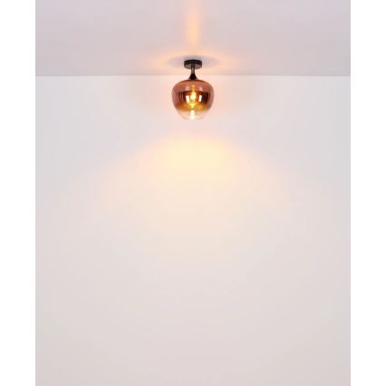 Globo - Deckenleuchte 1xE27/40W/230V kupfern