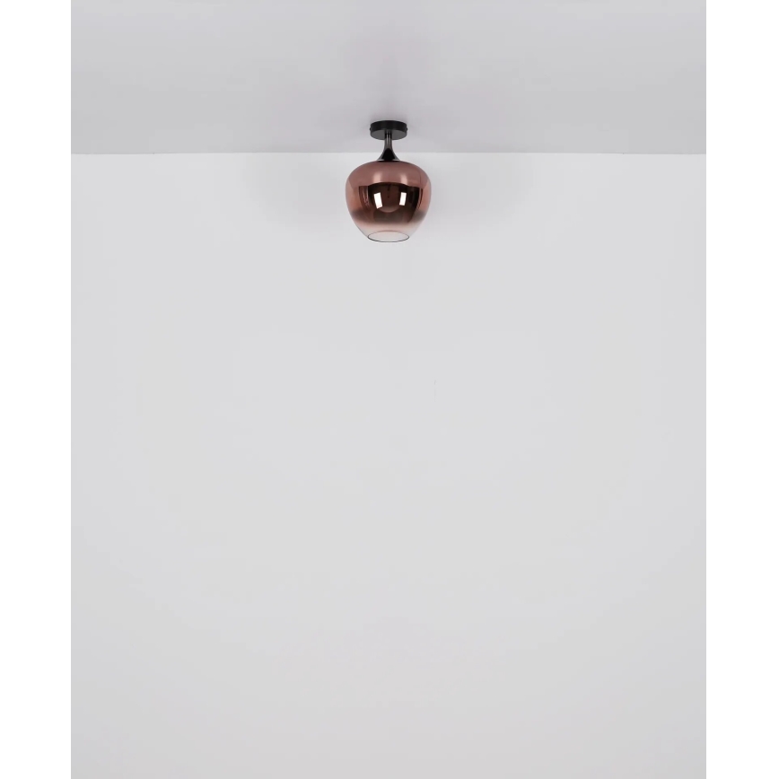 Globo - Deckenleuchte 1xE27/40W/230V kupfern