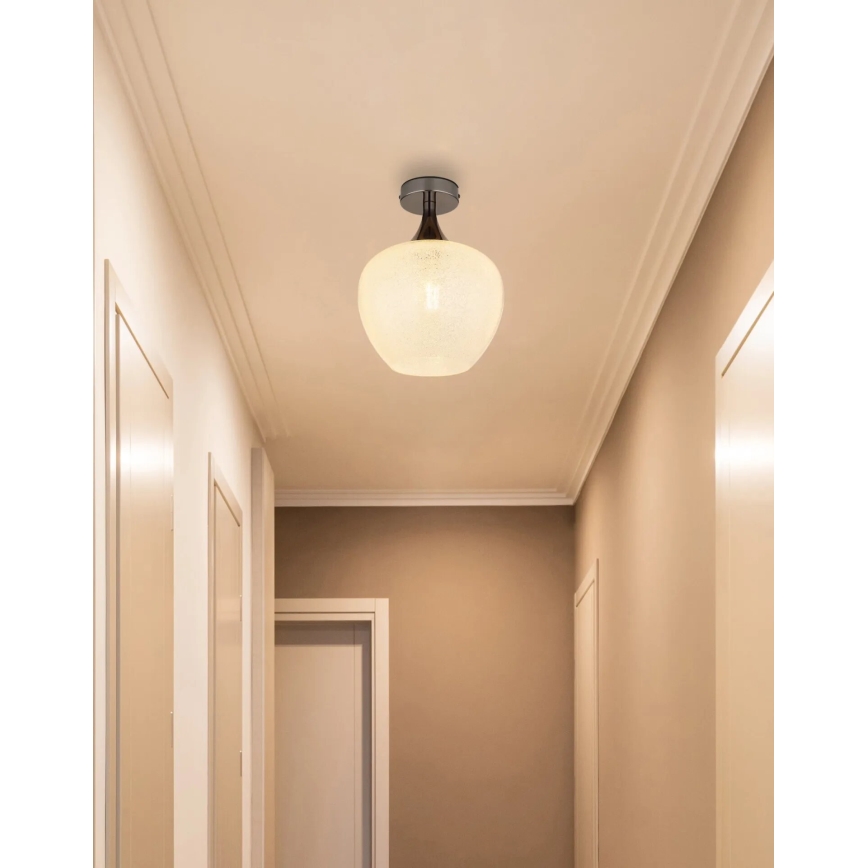 Globo - Deckenleuchte 1xE27/40W/230V weiß/anthrazit