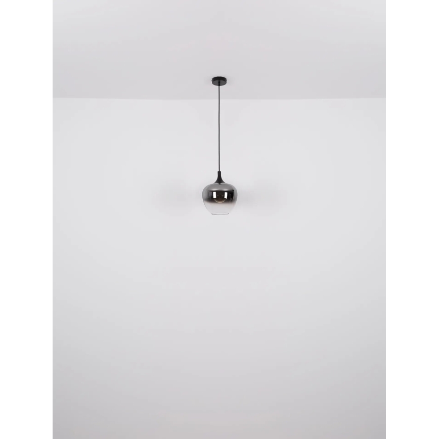 Globo - Hängeleuchte 1xE27/40W/230V d 24 cm schwarz