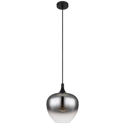 Globo - Hängeleuchte 1xE27/40W/230V d 24 cm schwarz