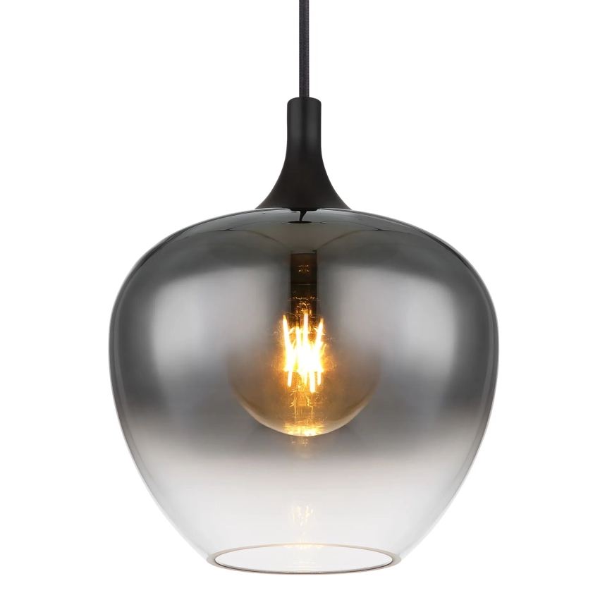 Globo - Hängeleuchte 1xE27/40W/230V d 24 cm schwarz