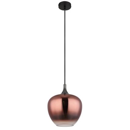Globo - Hängeleuchte 1xE27/60W/230V d 24 cm kupfern