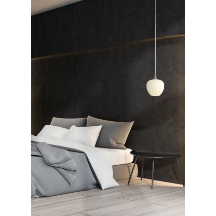 Globo - Hängeleuchte 1xE27/60W/230V d 24 cm weiß