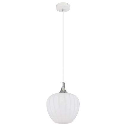Globo - Hängeleuchte 1xE27/60W/230V d 24 cm weiß