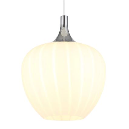 Globo - Hängeleuchte 1xE27/60W/230V d 24 cm weiß