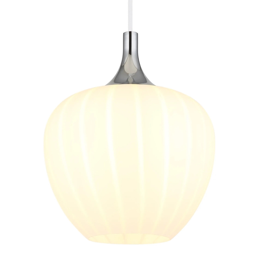 Globo - Hängeleuchte 1xE27/60W/230V d 24 cm weiß