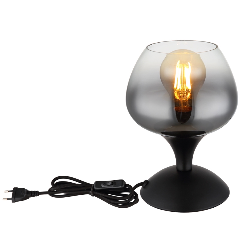 Globo - Tischleuchte 1xE27/40W/230V schwarz