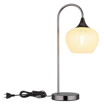 Globo - Tischleuchte 1xE27/40W/230V weiß/anthrazit