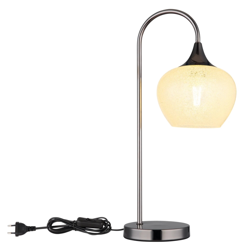 Globo - Tischleuchte 1xE27/40W/230V weiß/anthrazit