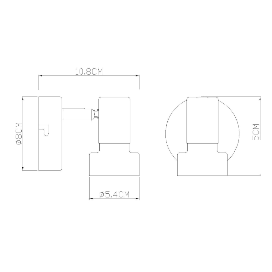 Globo - Tischleuchte 1xE27/40W/230V weiß/anthrazit