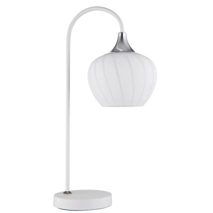 Globo - Tischleuchte 1xE27/40W/230V weiß
