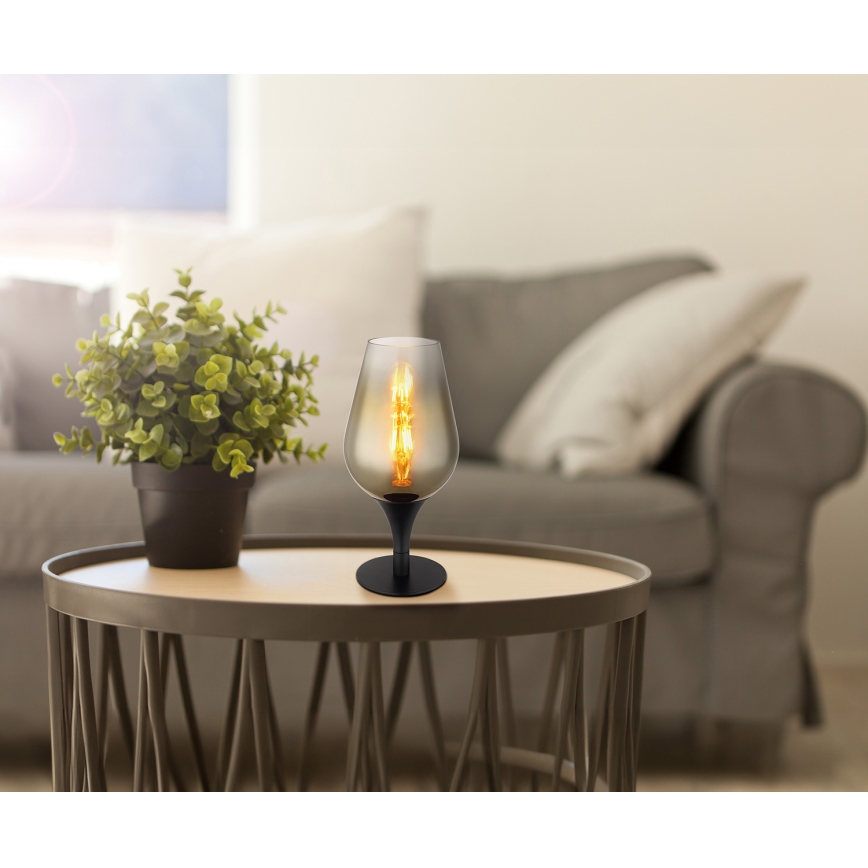 Globo - Tischleuchte 1xE27/40W/230V d 15 cm golden