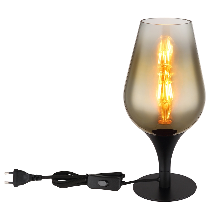 Globo - Tischleuchte 1xE27/40W/230V d 15 cm golden