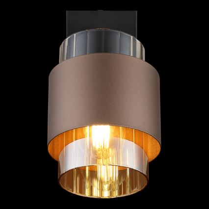 Globo - Wandspot 1xE27/40W/230V schwarz/bronze