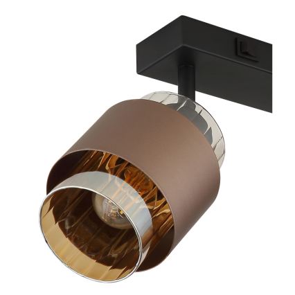 Globo - Deckenspot 2xE27/40W/230V schwarz/bronze