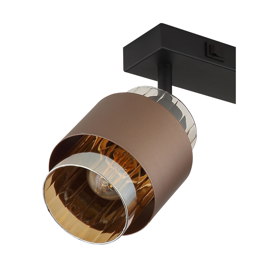 Globo - Deckenspot 2xE27/40W/230V schwarz/bronze