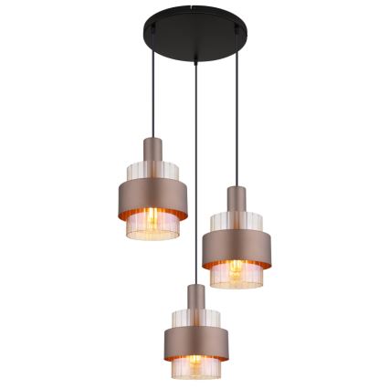 Globo - Hängeleuchte mit Kabelaufhängung 3xE27/60W/230V