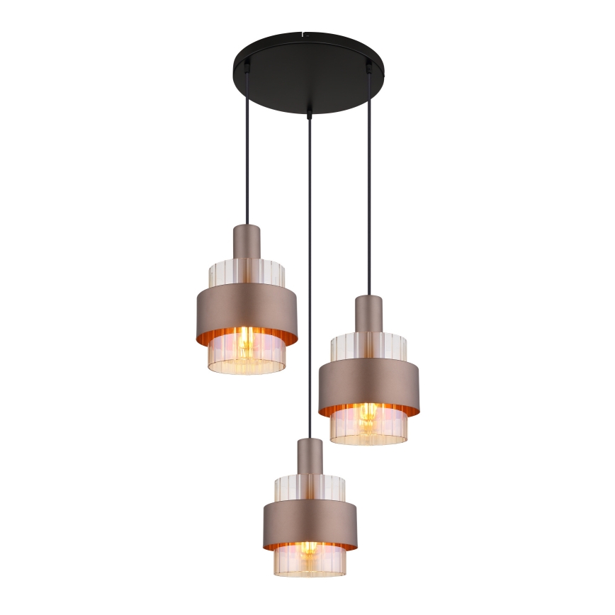 Globo - Hängeleuchte mit Kabelaufhängung 3xE27/60W/230V
