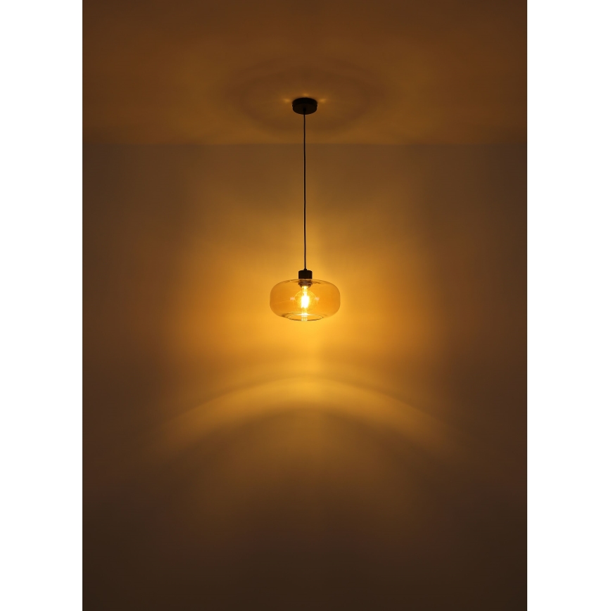 Globo - Hängeleuchte 1xE27/40W/230V d 28 cm klar