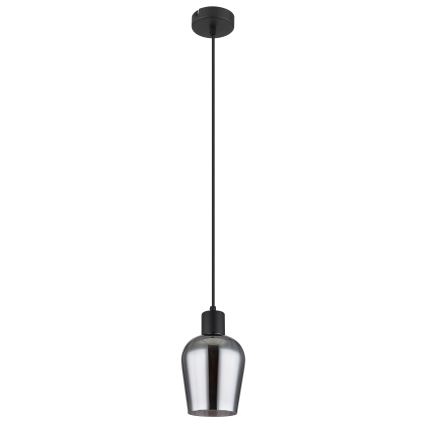Globo - Hängeleuchte 1xE27/40W/230V d 13,5 cm schwarz