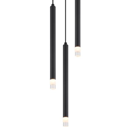 Globo - Hängeleuchte 3xG9/4W/230V d 24 cm schwarz
