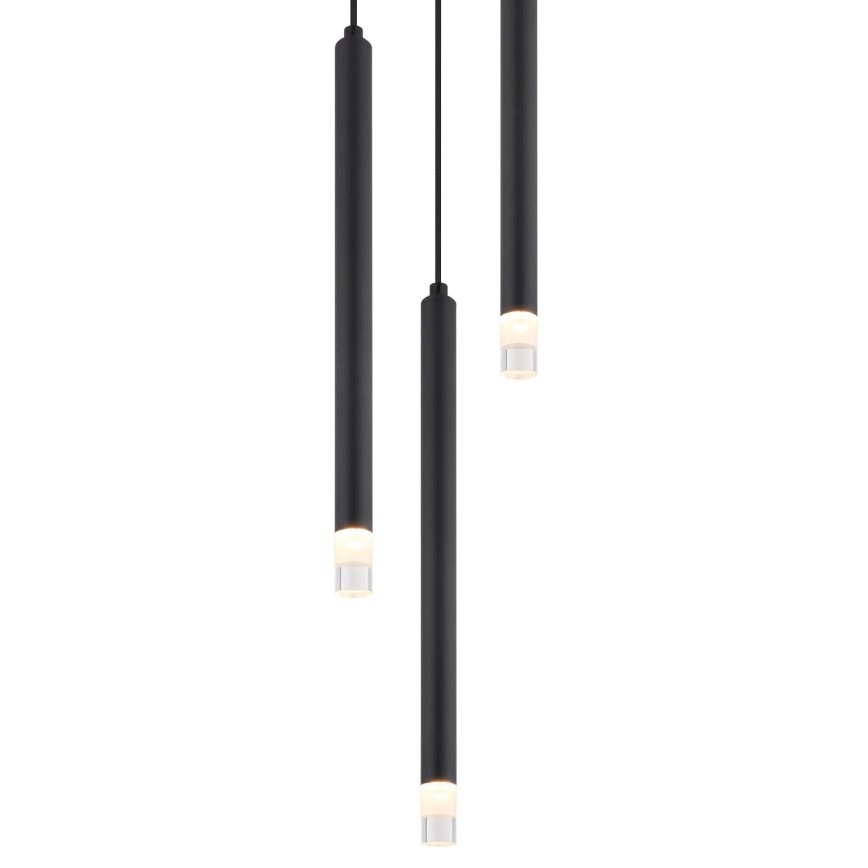 Globo - Hängeleuchte 3xG9/4W/230V d 24 cm schwarz