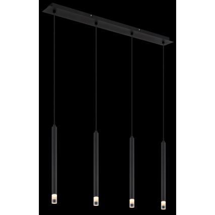Globo - Hängeleuchte 4xG9/4W/230V schwarz