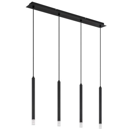 Globo - Hängeleuchte 4xG9/4W/230V schwarz