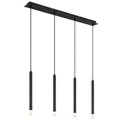 Globo - Hängeleuchte 4xG9/4W/230V schwarz