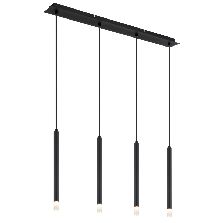 Globo - Hängeleuchte 4xG9/4W/230V schwarz