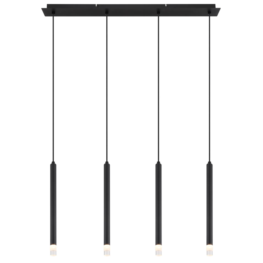 Globo - Hängeleuchte 4xG9/4W/230V schwarz