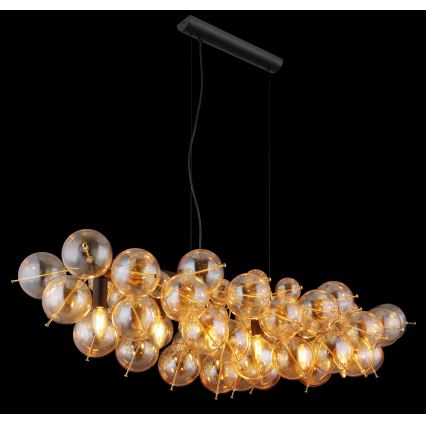 Globo - Pendelleuchte an Kabel 6xE14/25W/230V goldfarben
