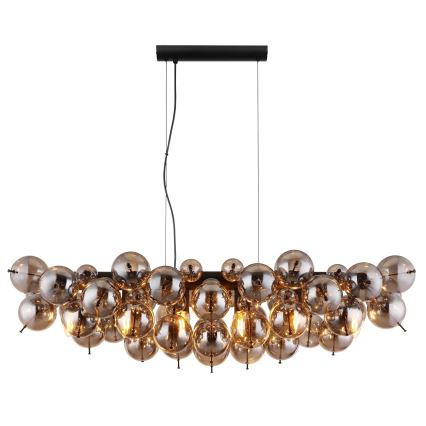 Globo - Pendelleuchte an Kabel 6xE14/25W/230V schwarz