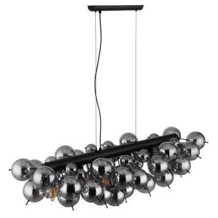 Globo - Pendelleuchte an Kabel 6xE14/25W/230V schwarz